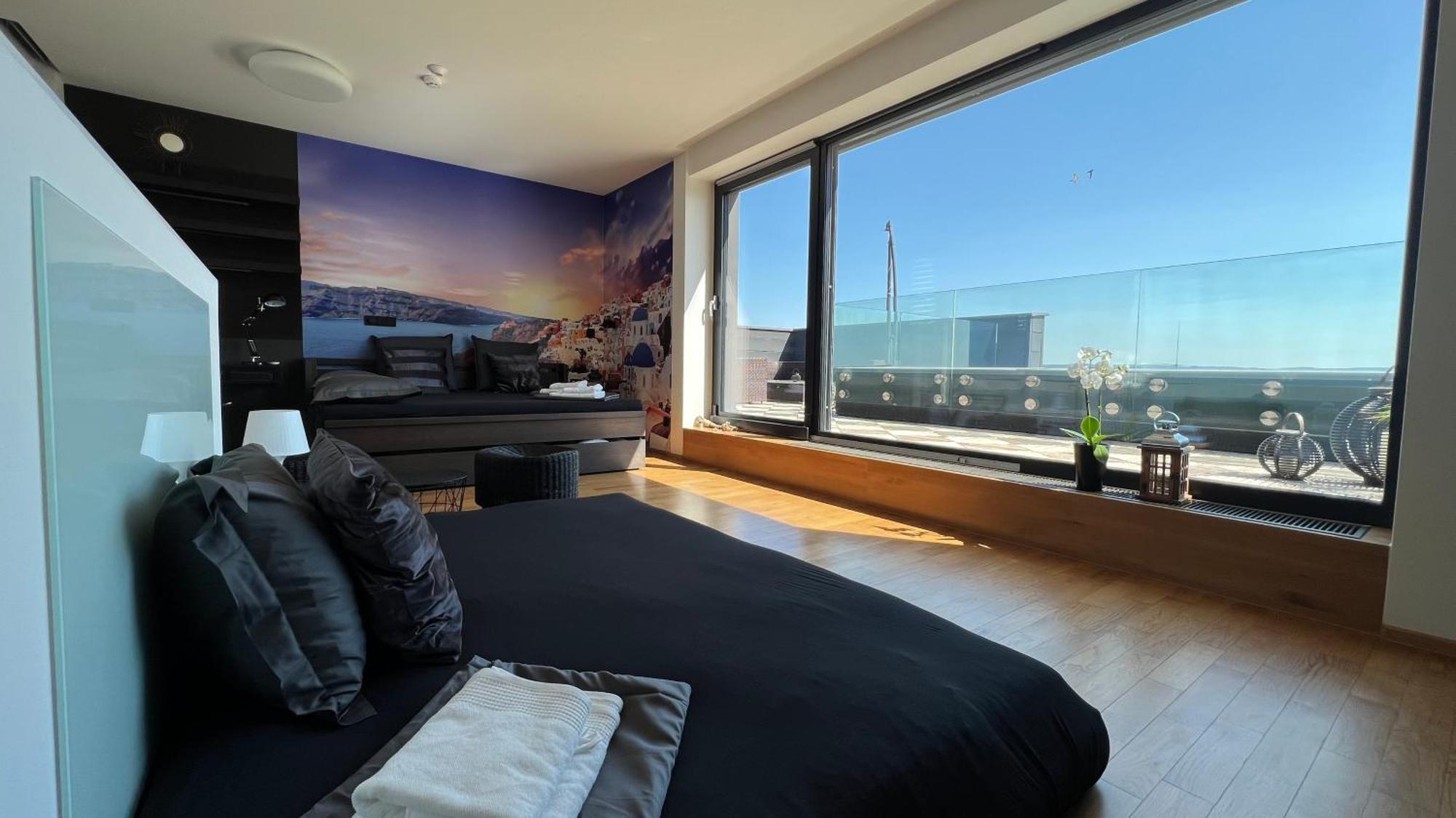 Apartman Se Saunou A Terasou S Vyhledem Na Μπρνο Εξωτερικό φωτογραφία